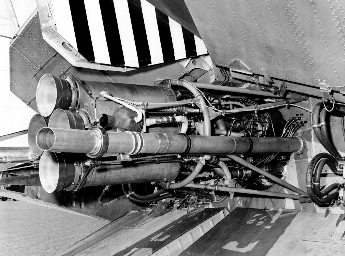 RMI XLR11 Rocket Engine in Martin X-24A (NASA) .