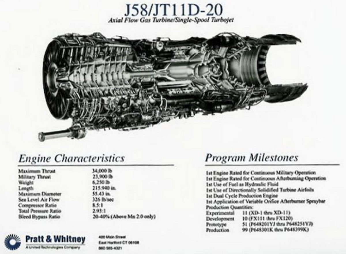 J58 Specifications